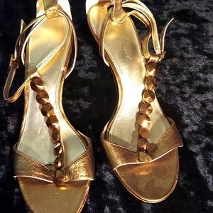 Via Spiga gold sandles